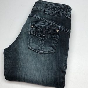 VINTAGE DISH PLEATED PARIS ULTRA SKINNY JEANS 28x32 😎